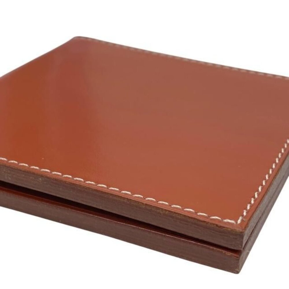 Hermes Mirror Compact Mini Square Foldable Hand M… - image 3